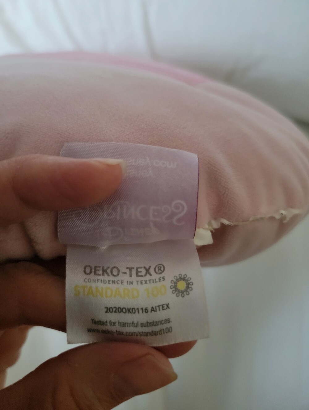 Disney Pink Crown Pillow - Picture 4 of 7